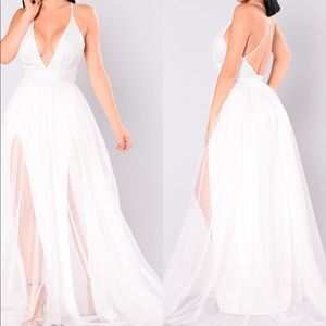 Sequin & tulle dress